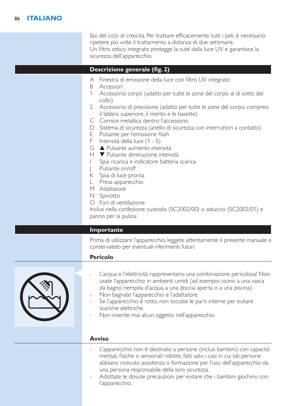 Philips Lumea Precision IPL Haarentfernungssystem User Manual | Page 86 / 110