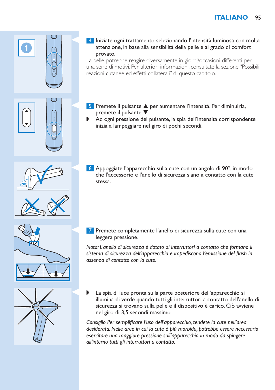 Philips Lumea Precision IPL Haarentfernungssystem User Manual | Page 95 / 110