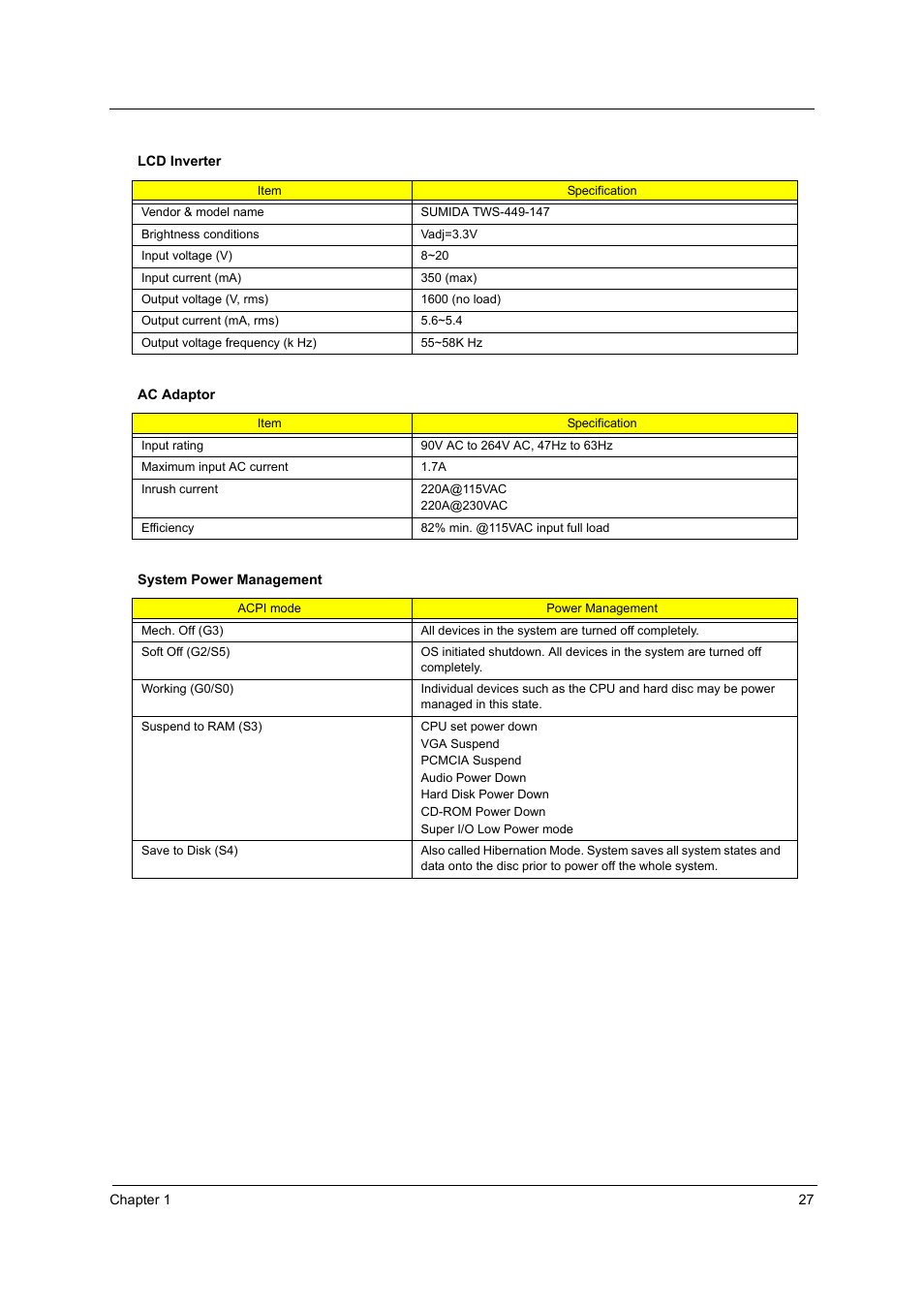 Acer 3020 User Manual | Page 33 / 95
