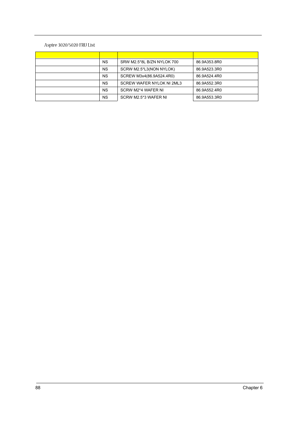 Acer 3020 User Manual | Page 94 / 95