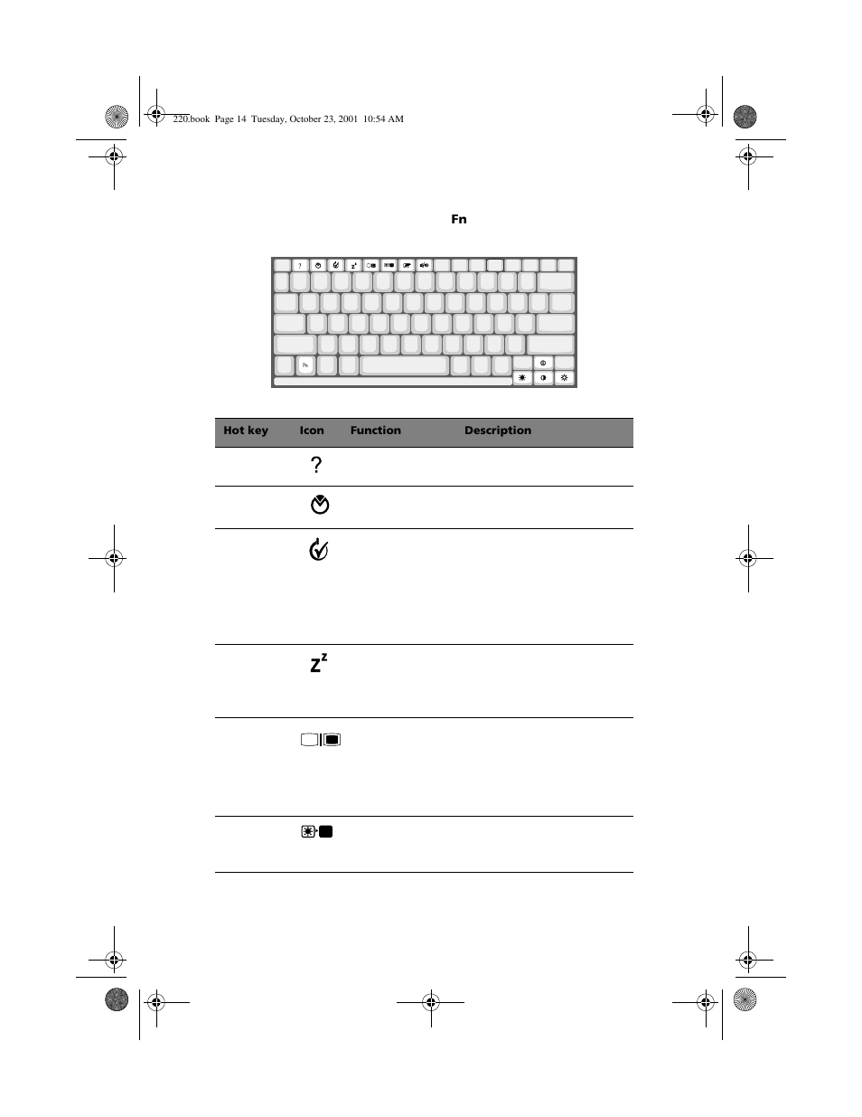 Acer 220 Series User Manual | Page 22 / 77