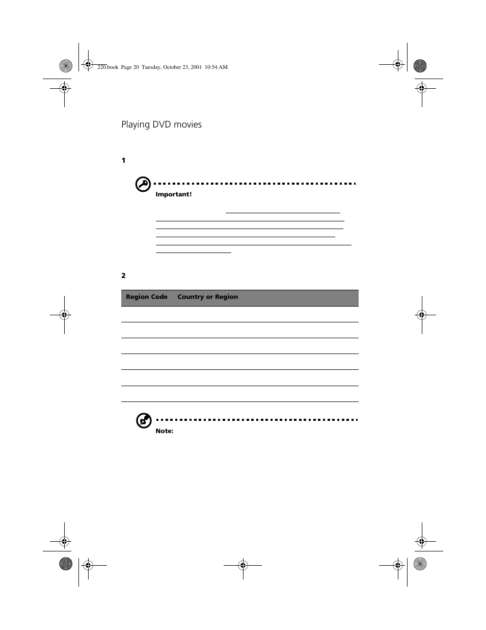 Playing dvd movies | Acer 220 Series User Manual | Page 28 / 77