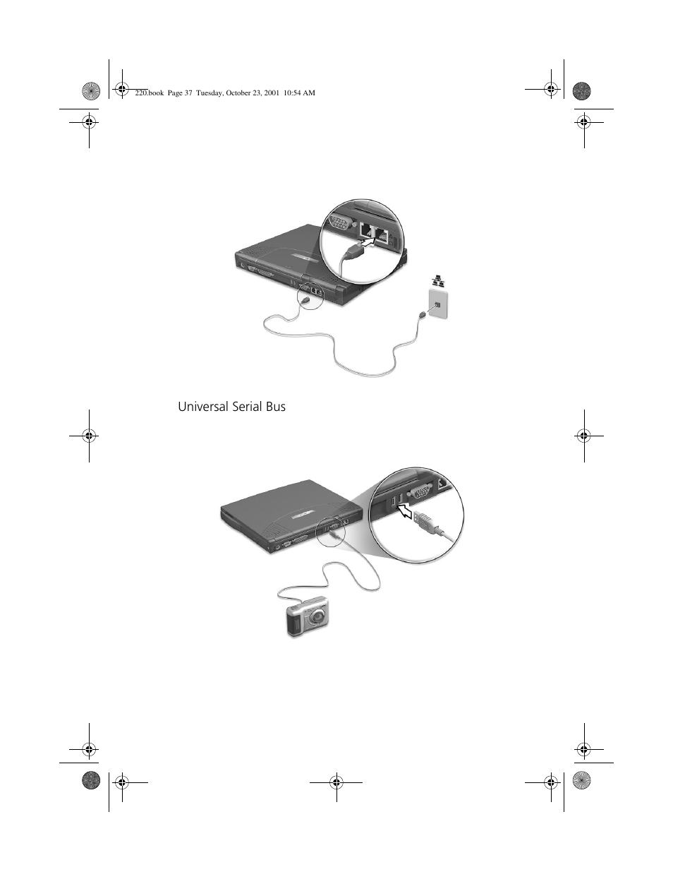 Universal serial bus | Acer 220 Series User Manual | Page 45 / 77