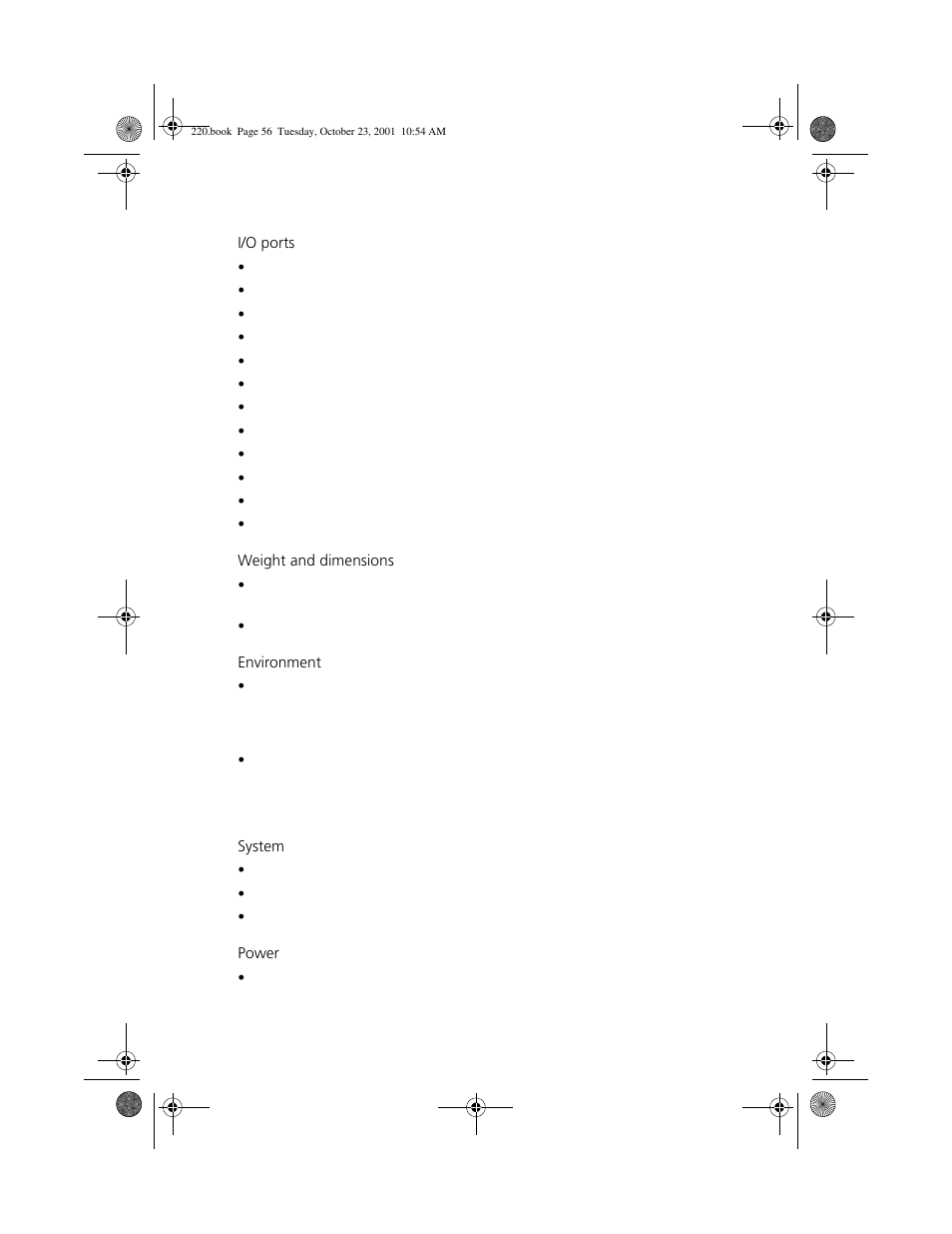 Acer 220 Series User Manual | Page 64 / 77