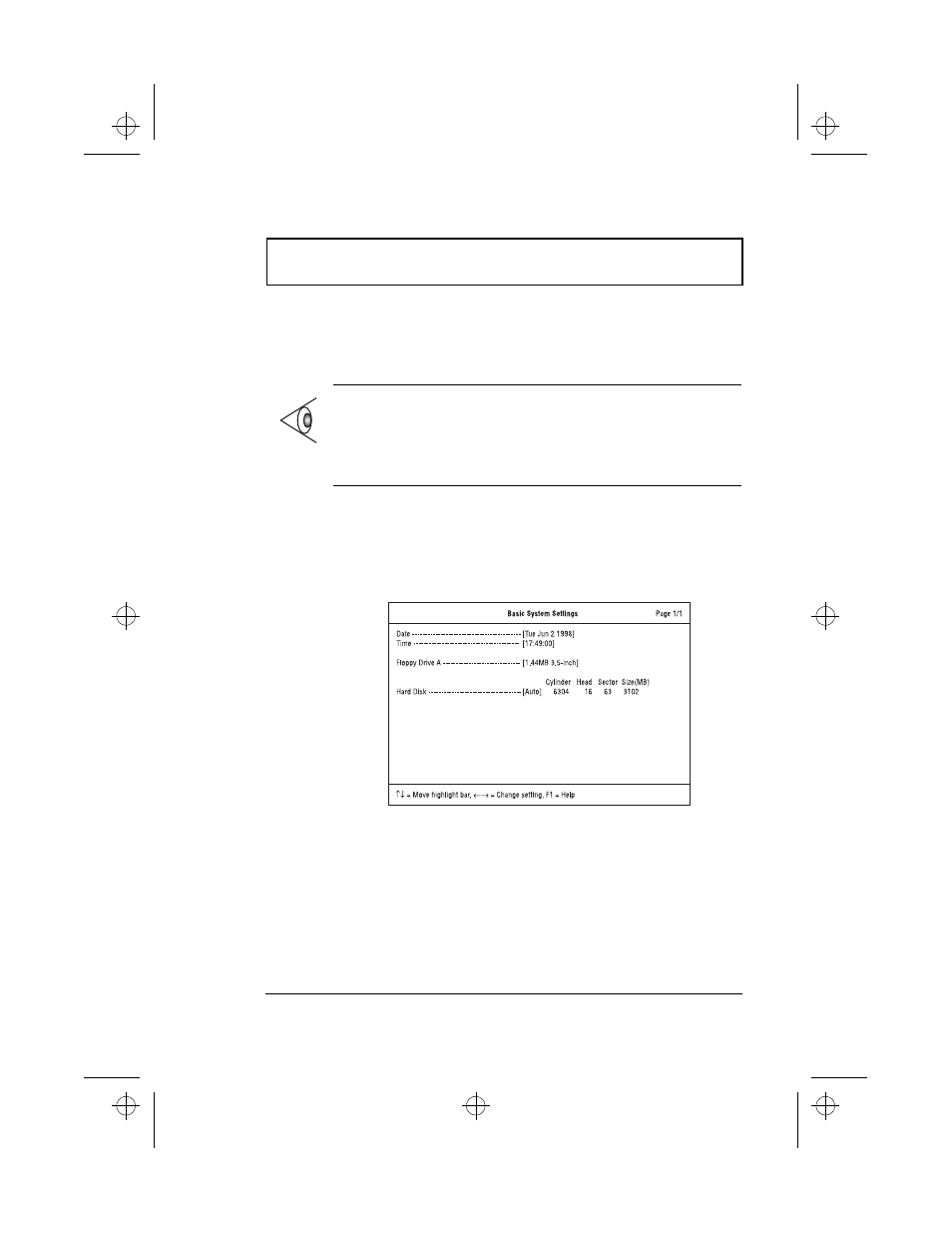 Basic system settings, Bios utility | Acer 500 User Manual | Page 105 / 134