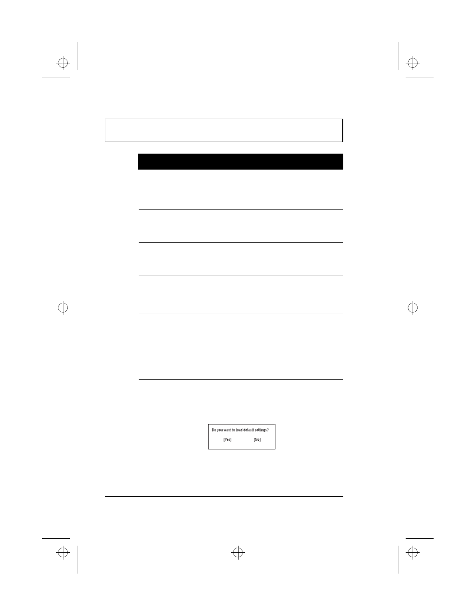 Load default settings, Bios utility | Acer 500 User Manual | Page 114 / 134