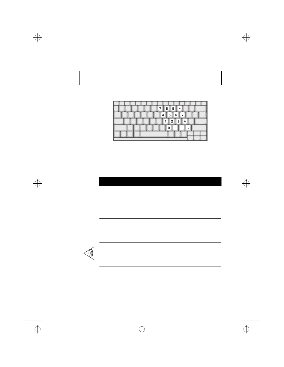 Embedded numeric keypad, Keyboard | Acer 500 User Manual | Page 29 / 134