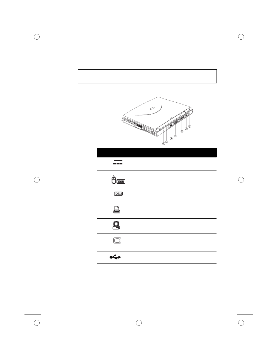 Rear ports, Ports | Acer 500 User Manual | Page 39 / 134