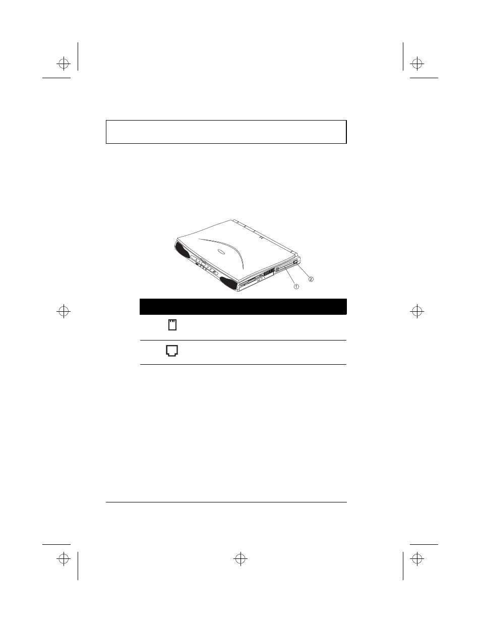 Universal serial bus, Right ports, Pc card slots | Ports | Acer 500 User Manual | Page 40 / 134