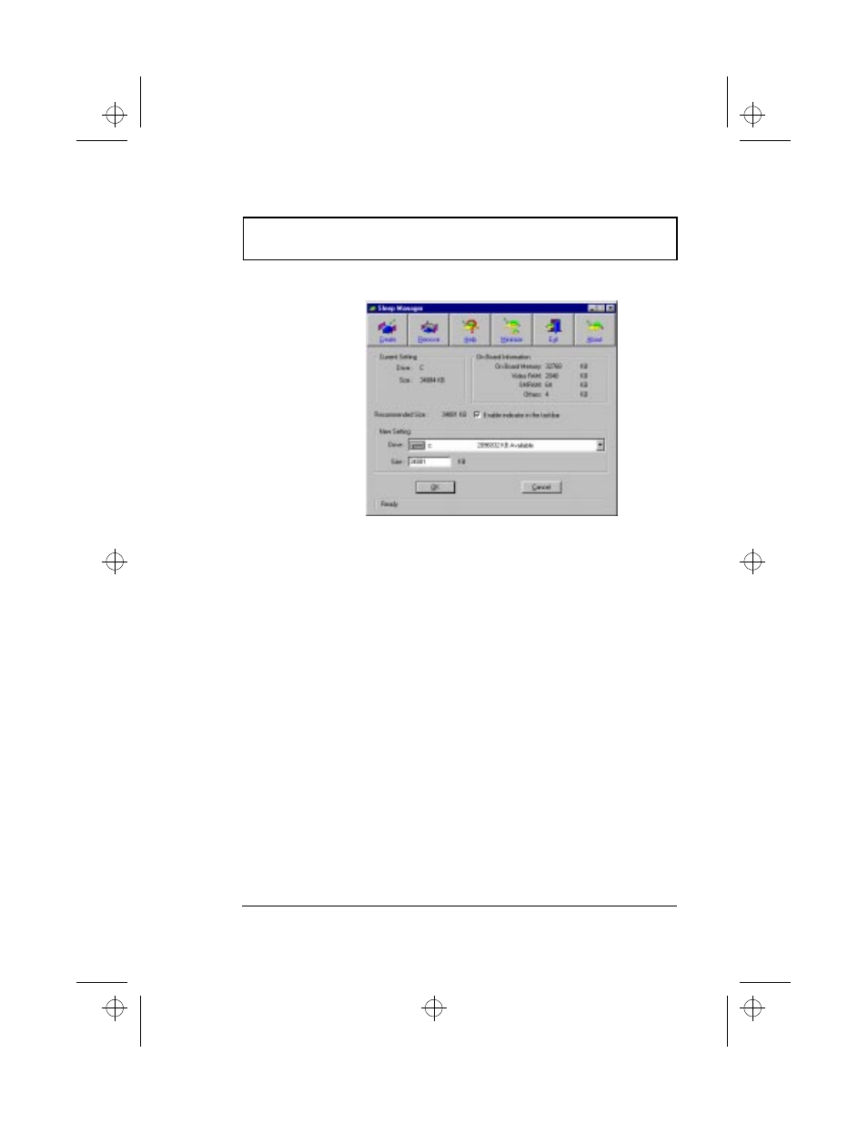 Not enough space for allocation, Sleep manager | Acer 500 User Manual | Page 91 / 134