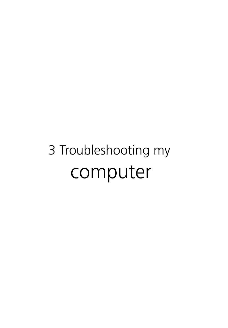 3 troubleshooting my computer, Computer | Acer 380 series User Manual | Page 57 / 88