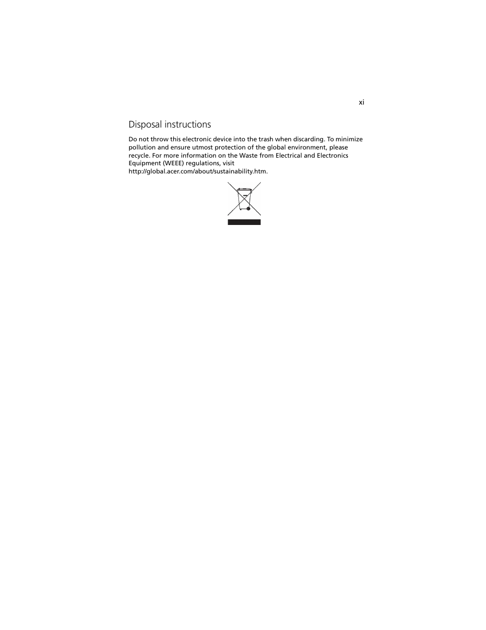 Acer Altos R920 Series User Manual | Page 11 / 206