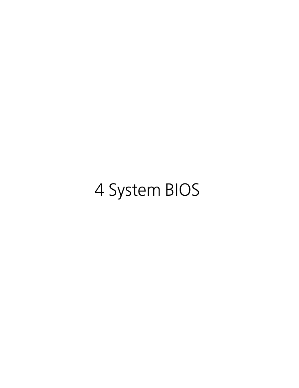 4 system bios | Acer Altos R920 Series User Manual | Page 115 / 206