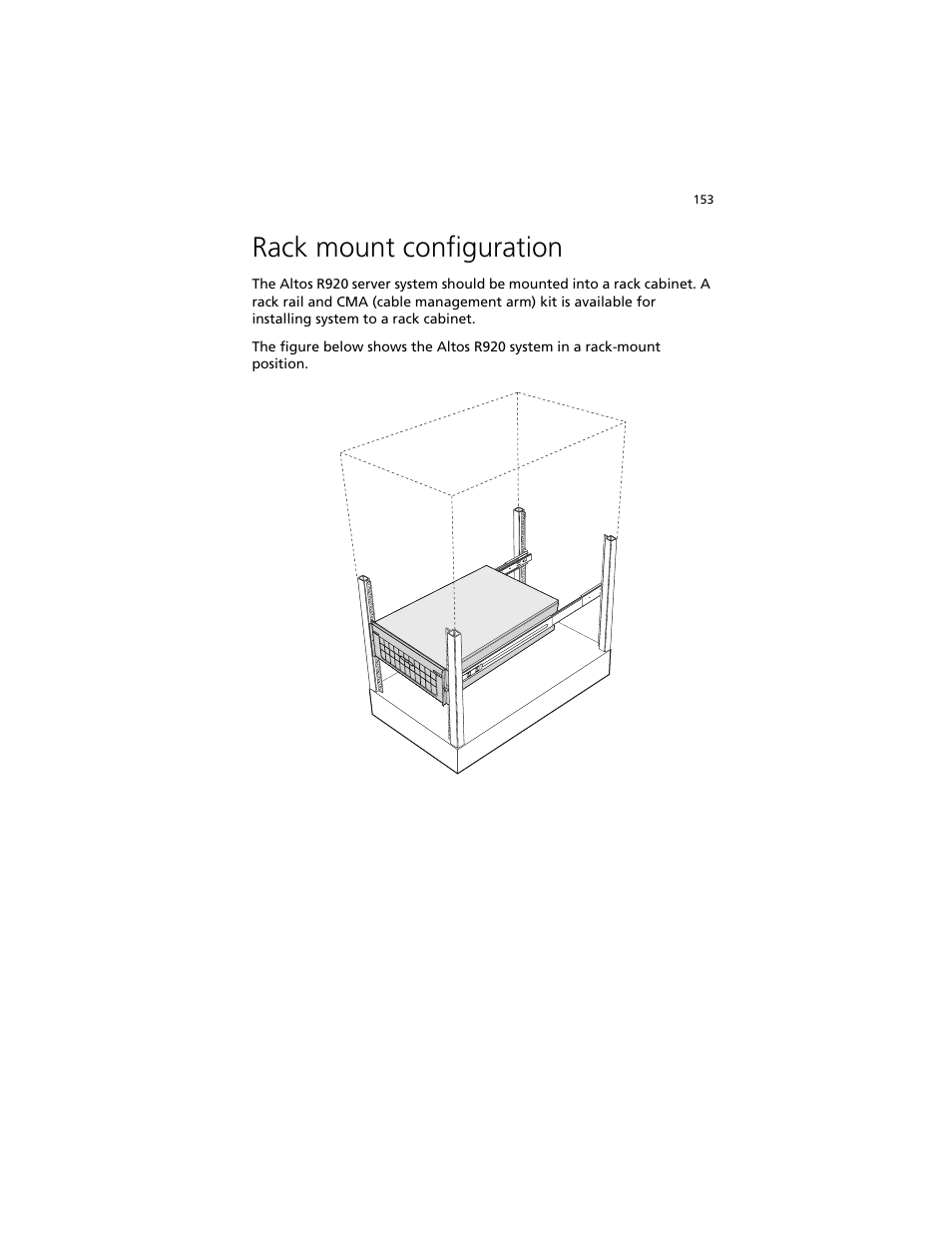 Rack mount configuration | Acer Altos R920 Series User Manual | Page 171 / 206
