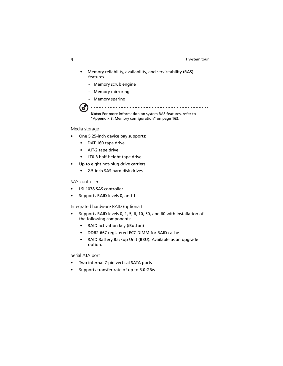Acer Altos R920 Series User Manual | Page 22 / 206