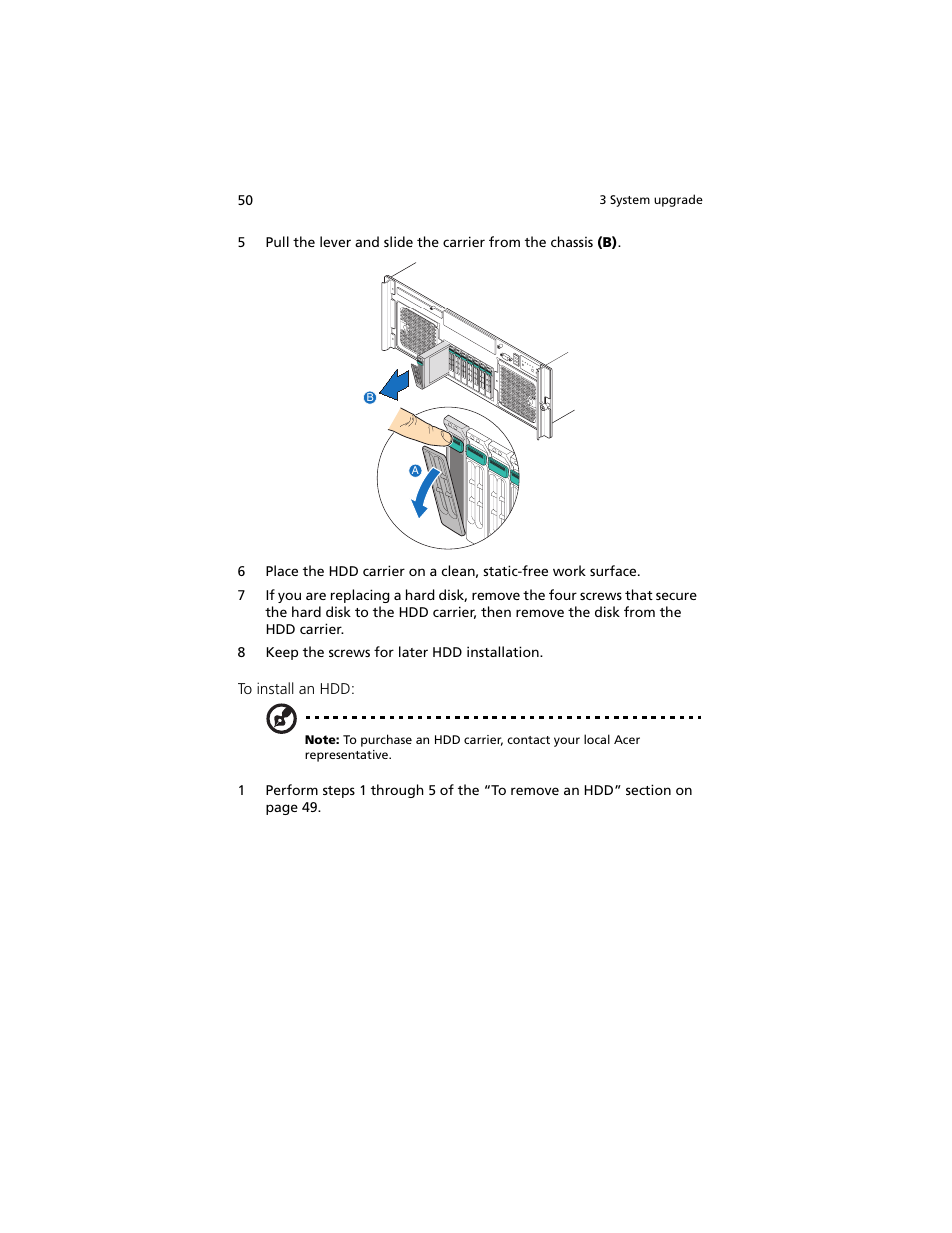 Acer Altos R920 Series User Manual | Page 68 / 206