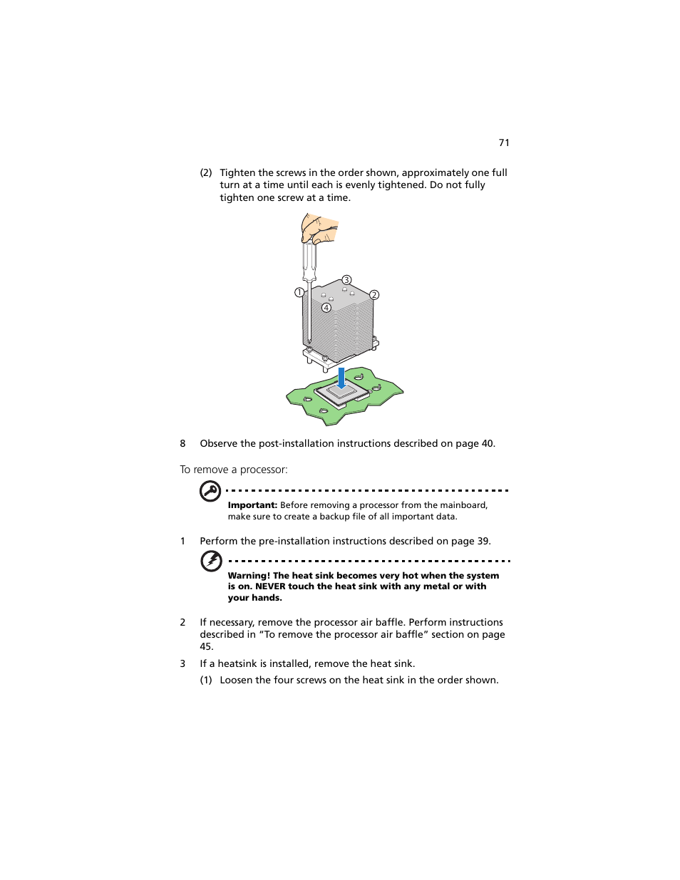 Acer Altos R920 Series User Manual | Page 89 / 206