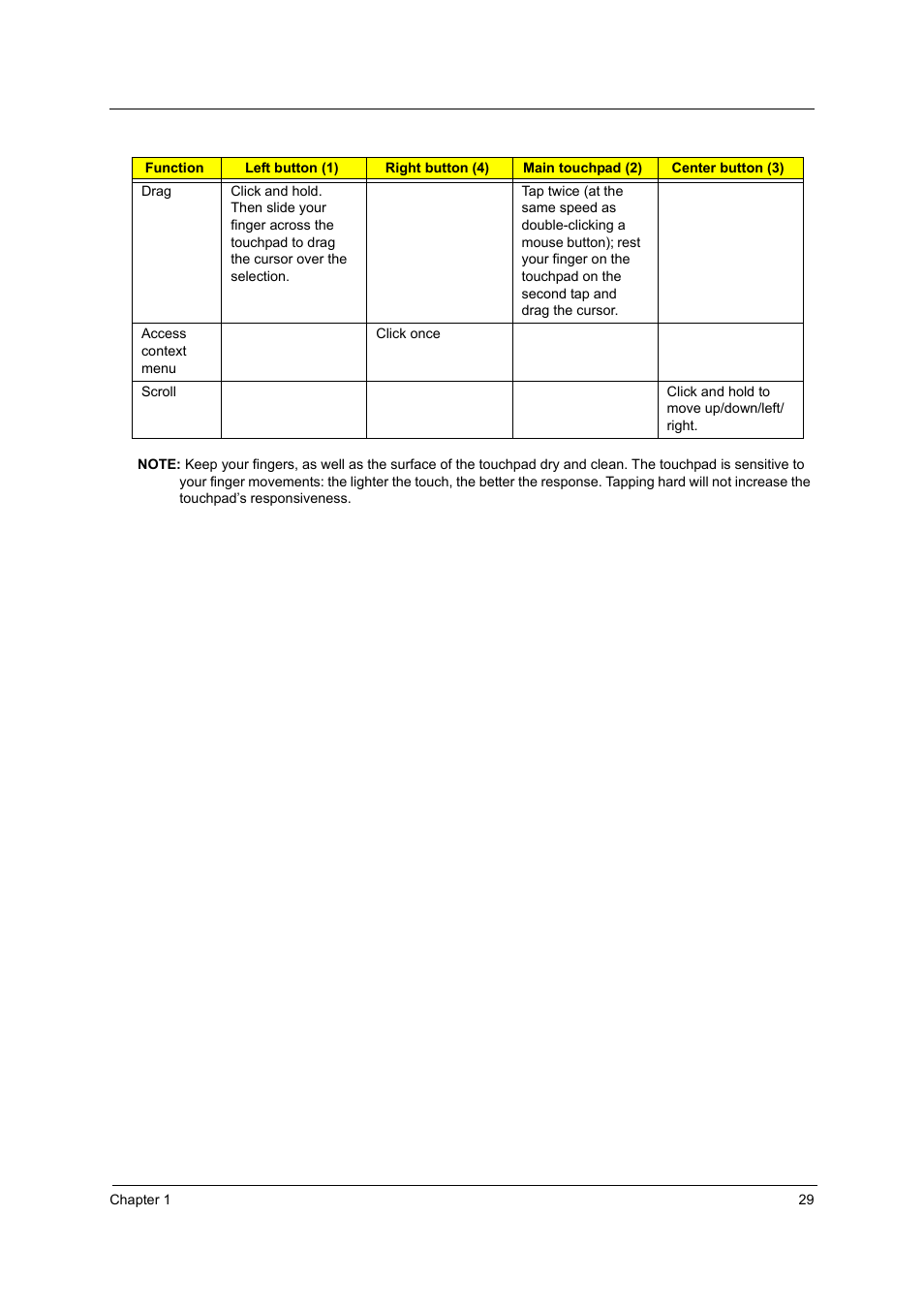 Acer 4000 User Manual | Page 36 / 125