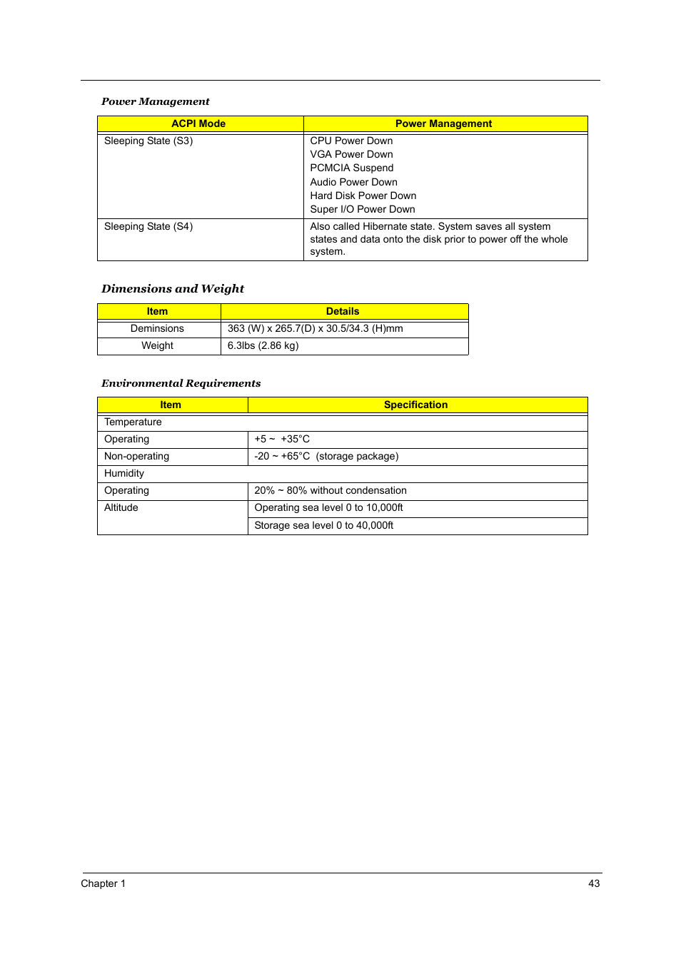 Acer 4000 User Manual | Page 50 / 125