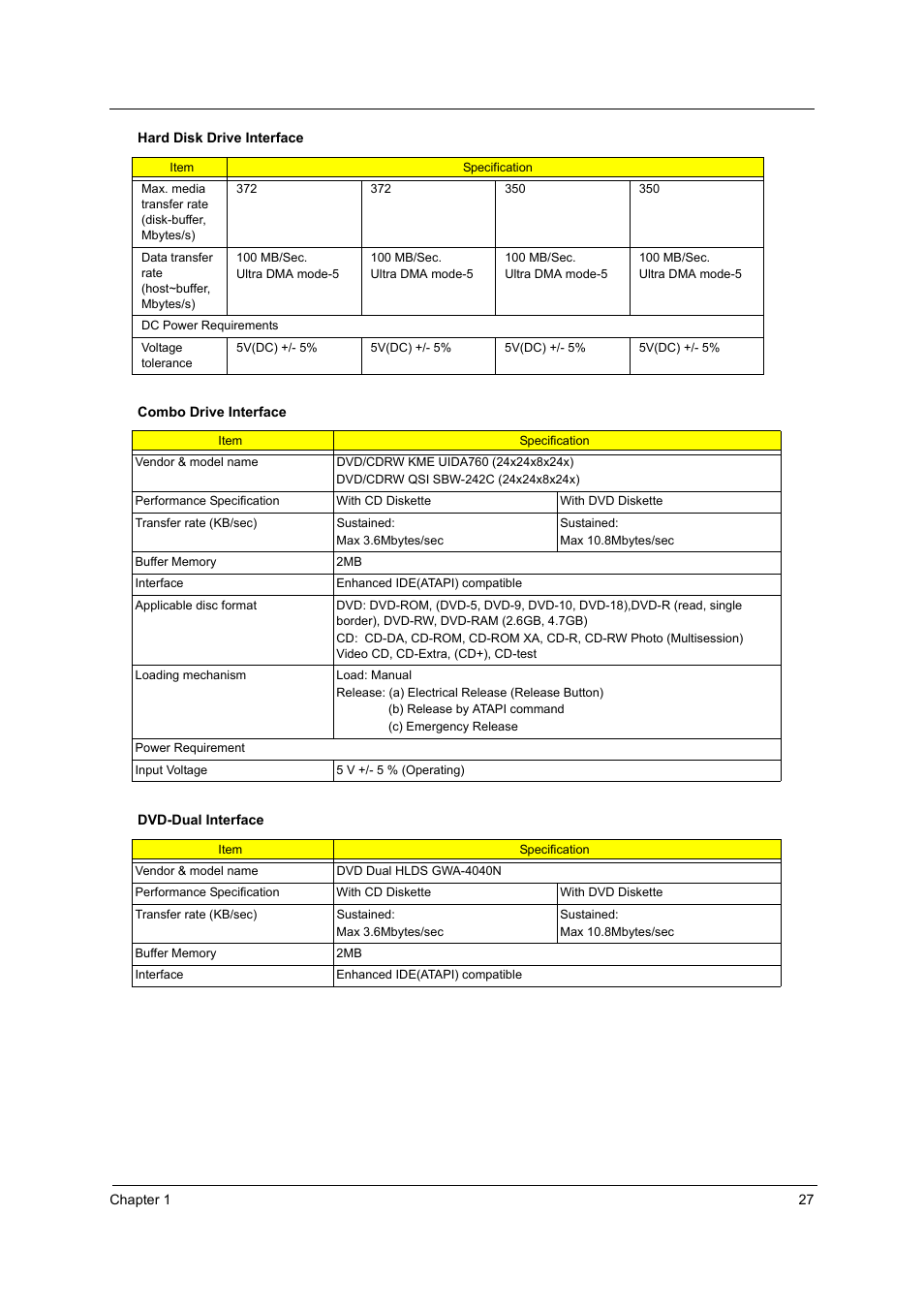 Acer 4010 User Manual | Page 35 / 107