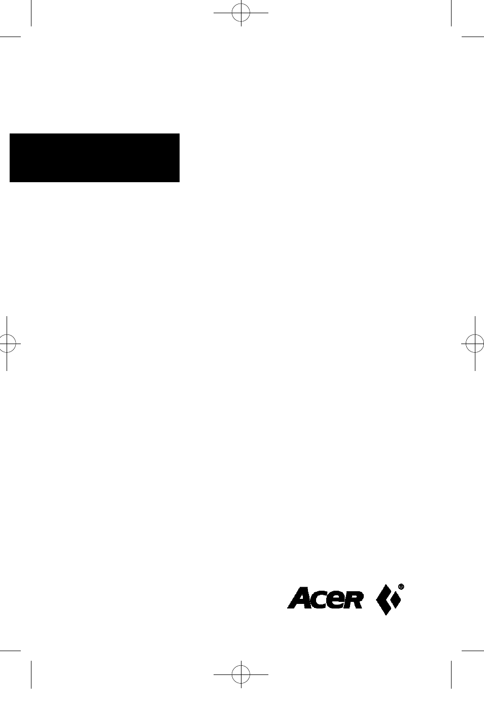 Acer ALH-608ds User Manual | 32 pages