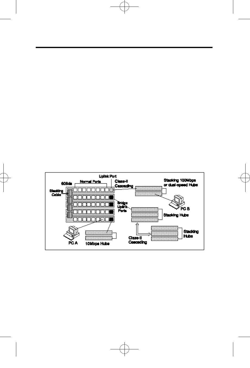 Interconnection to hubs and switches, 2 interconnection to hubs and switches | Acer ALH-608ds User Manual | Page 25 / 32