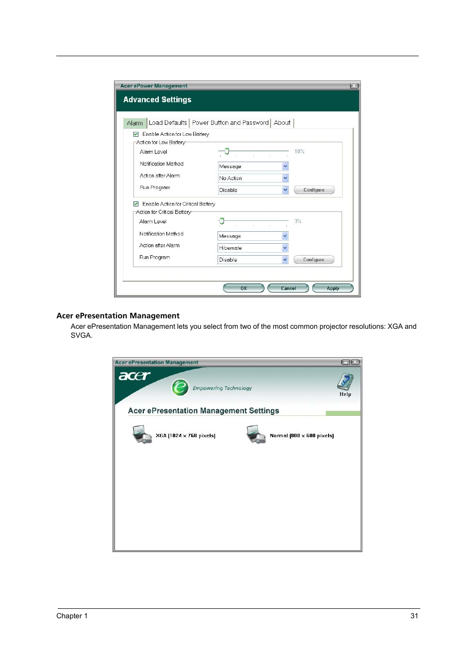 Acer 4200 Series User Manual | Page 37 / 110