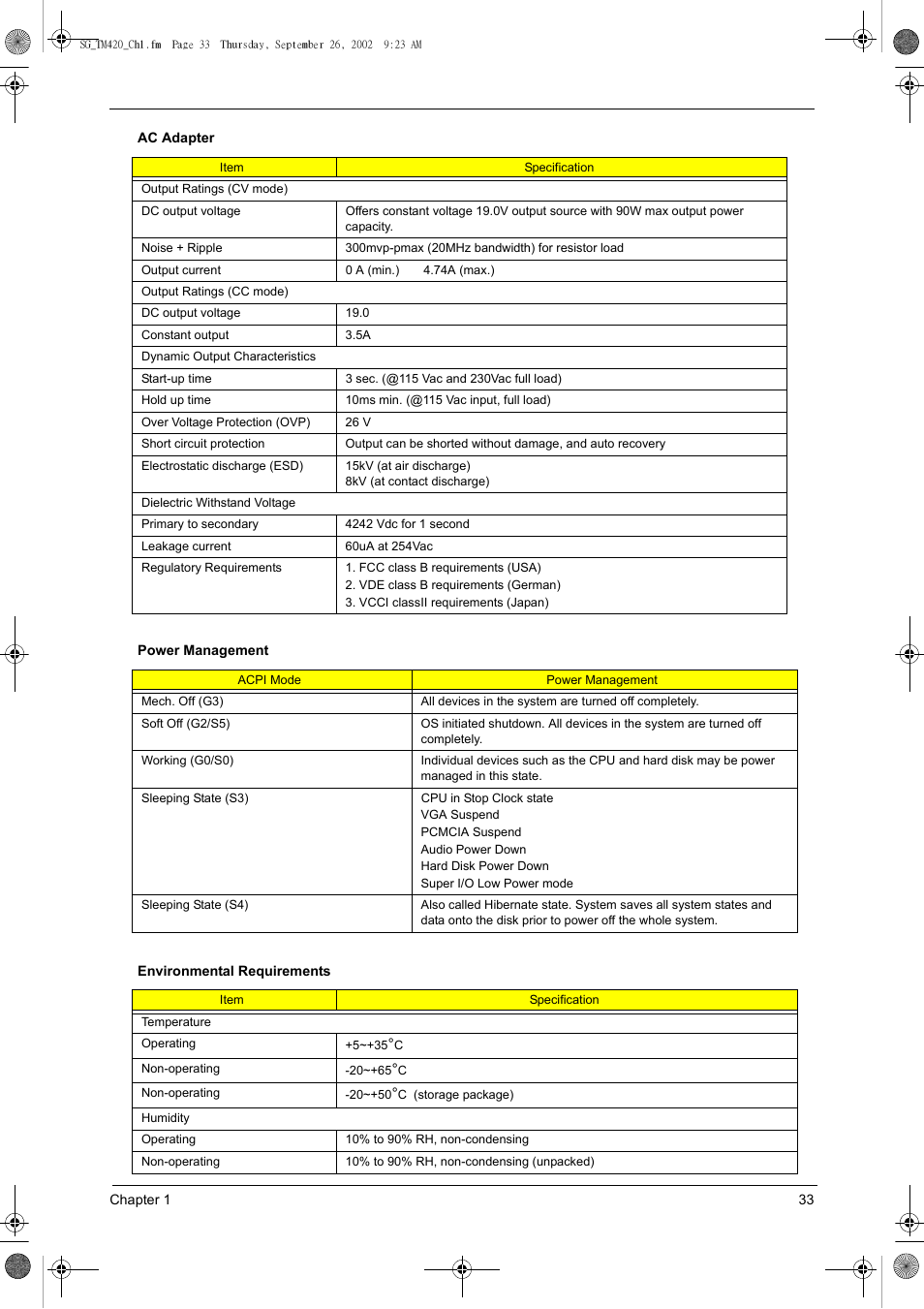 Acer 420 User Manual | Page 41 / 140