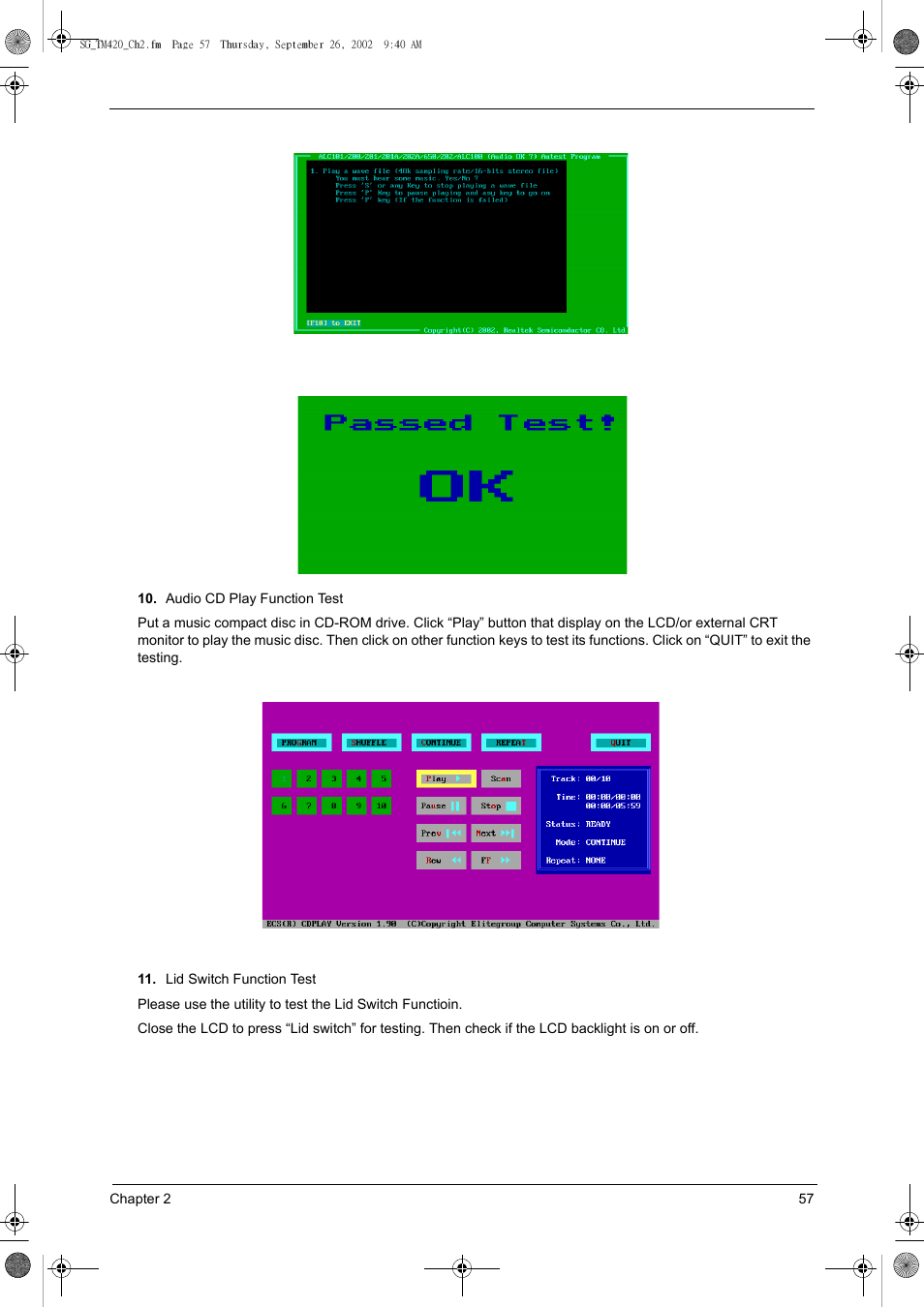 Acer 420 User Manual | Page 65 / 140