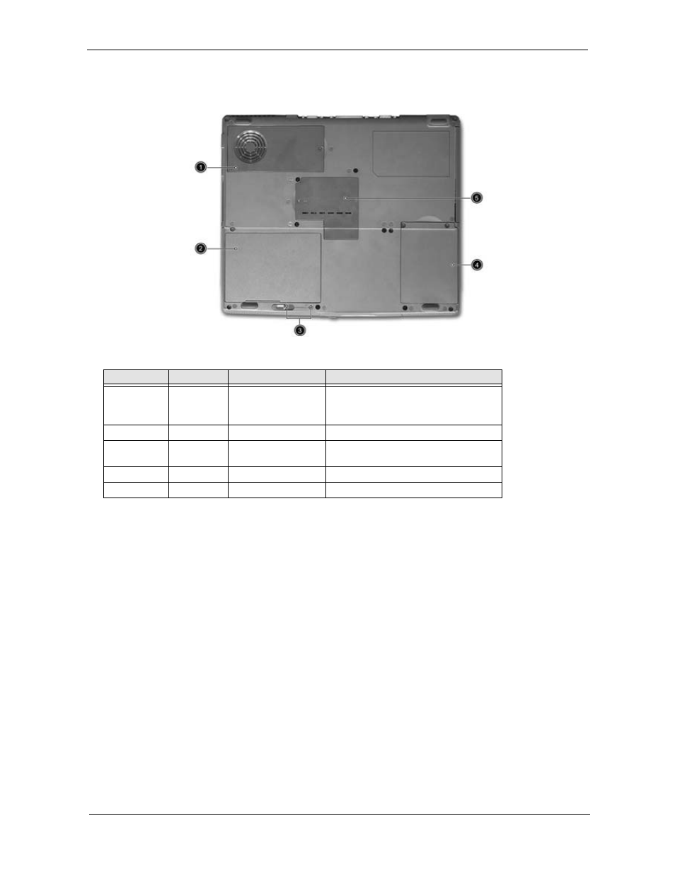 Bottom panel | Acer 270 User Manual | Page 18 / 127