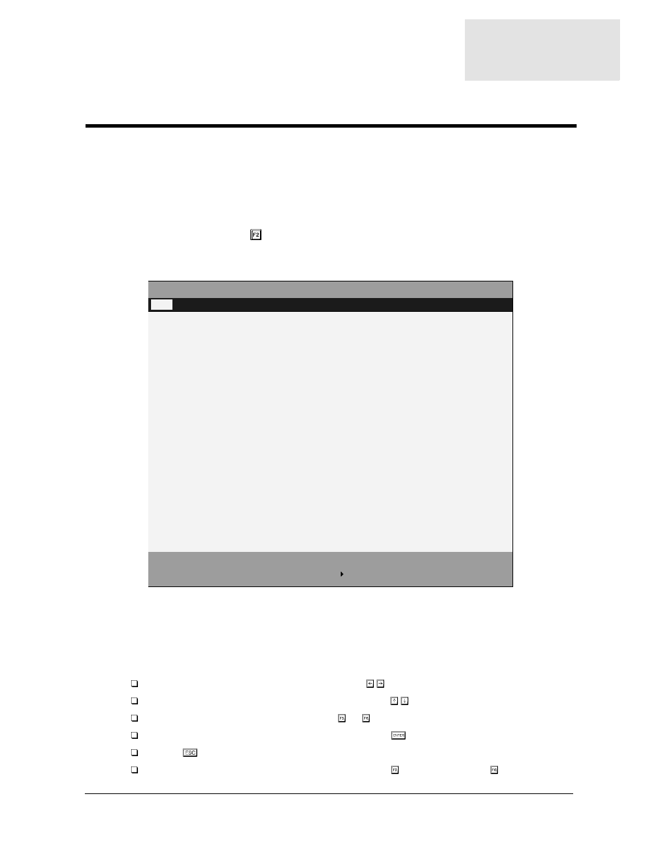 Ch2. system utilities, Bios setup utility, Navigating the bios utility | Chapter 2, System utilities | Acer 270 User Manual | Page 42 / 127