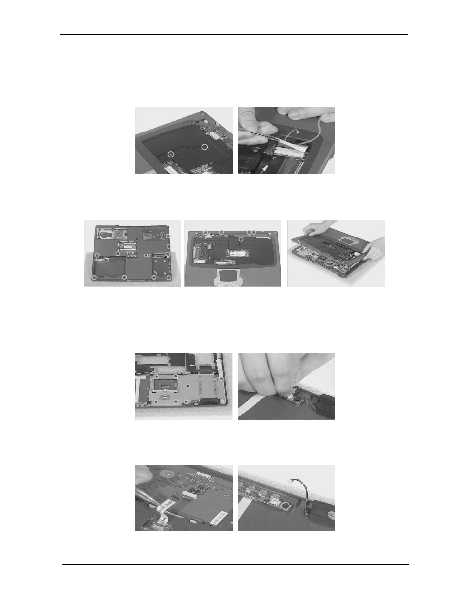 Disassembling the main unit, Disassembling the logic upper | Acer 270 User Manual | Page 70 / 127