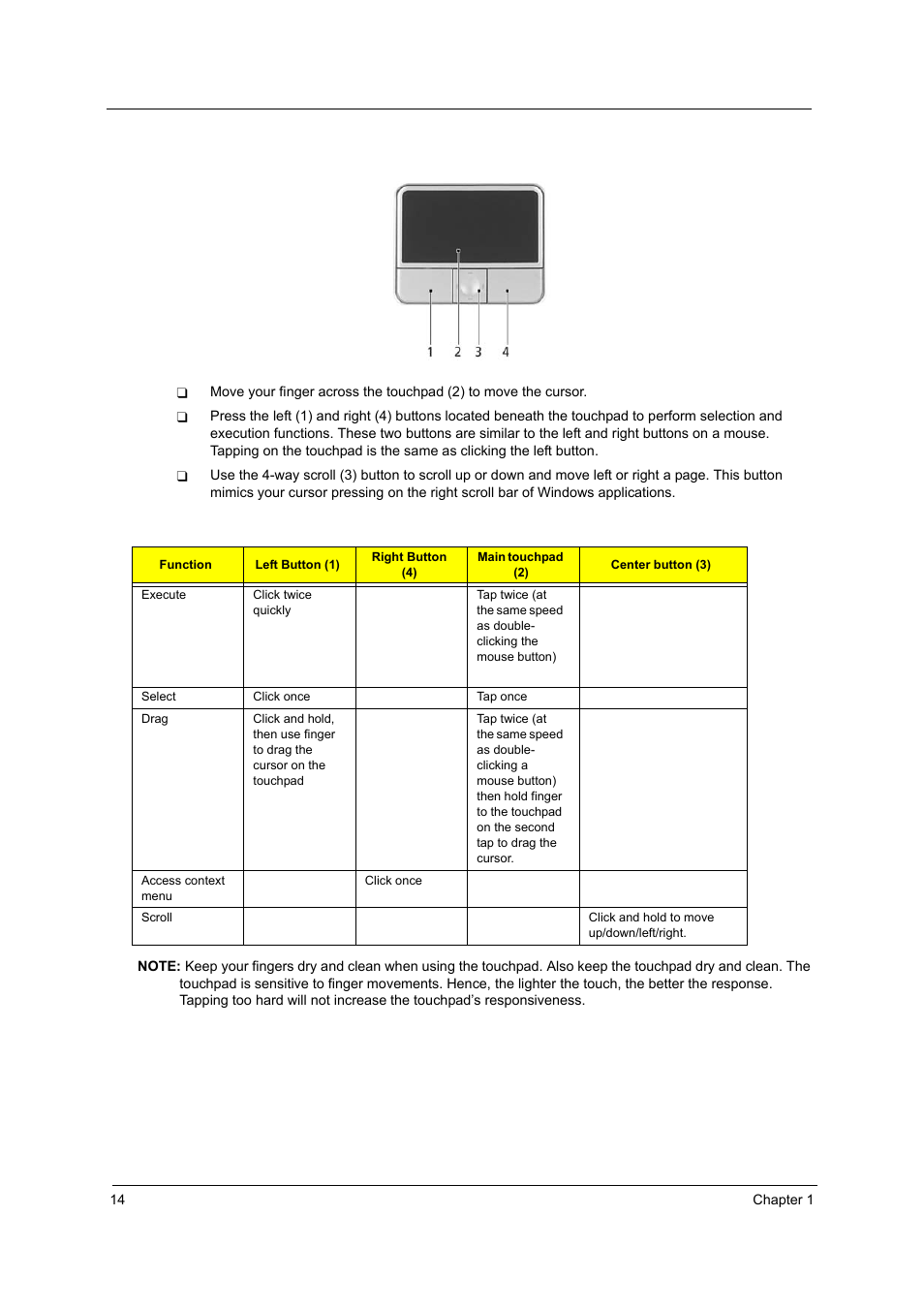 Acer 2410 User Manual | Page 22 / 92