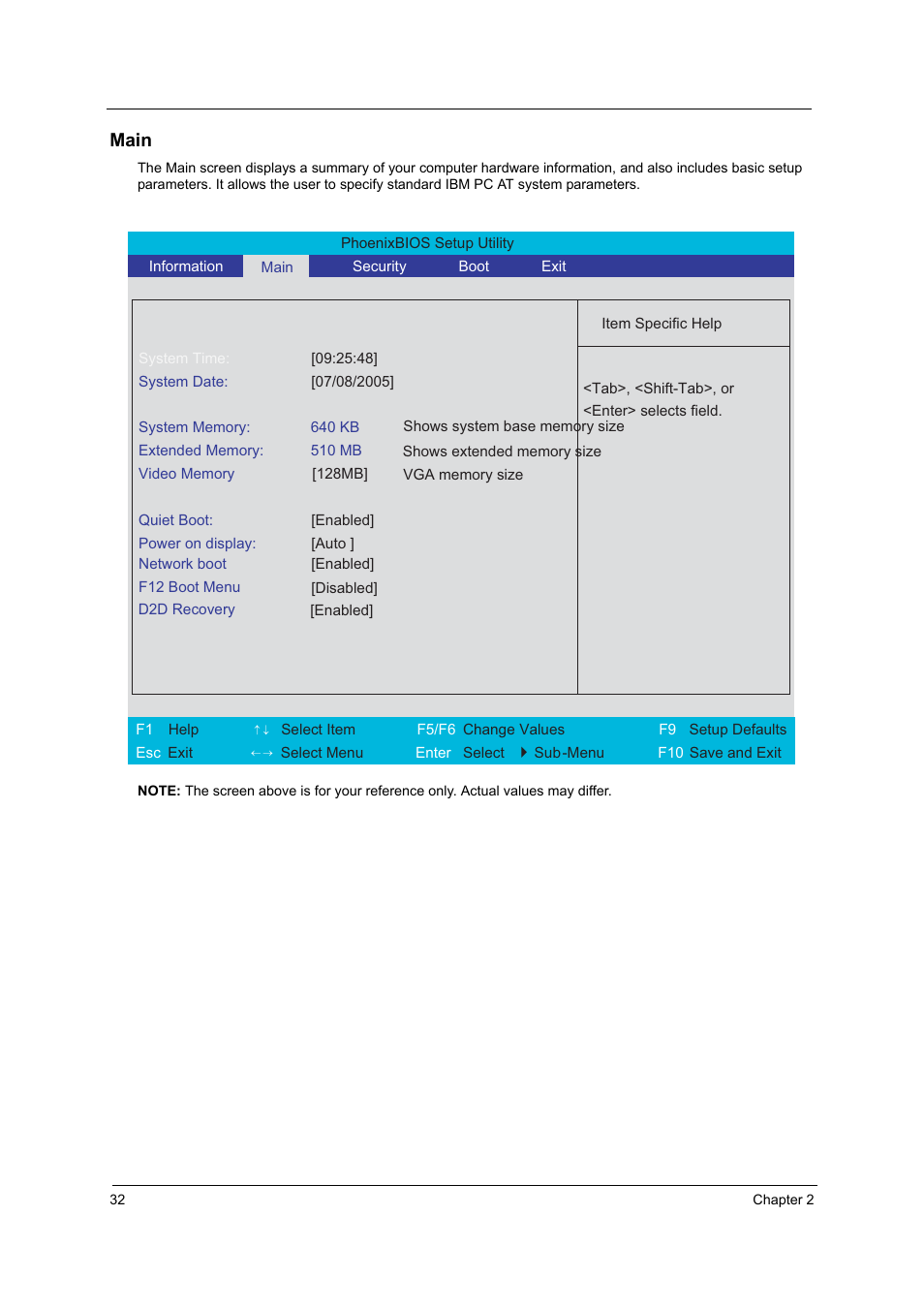 Main | Acer 2410 User Manual | Page 38 / 92