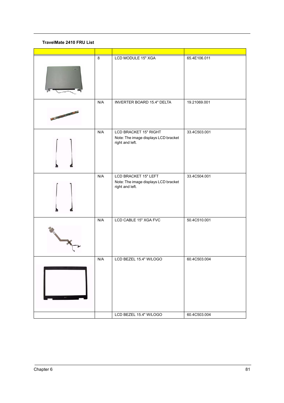 Acer 2410 User Manual | Page 85 / 92