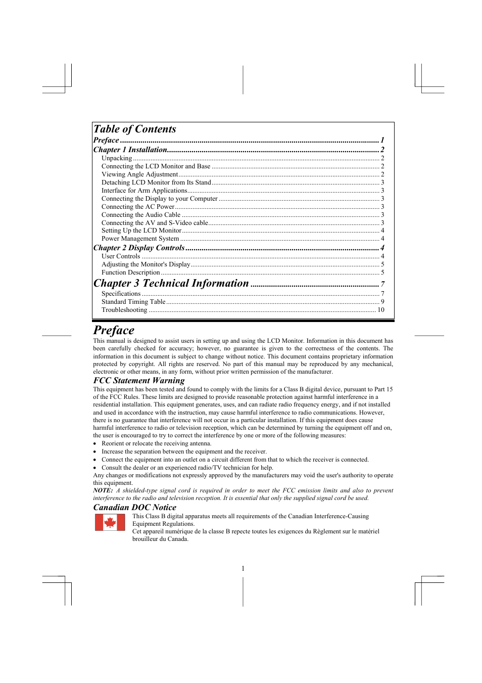 Acer AL1931 User Manual | 10 pages