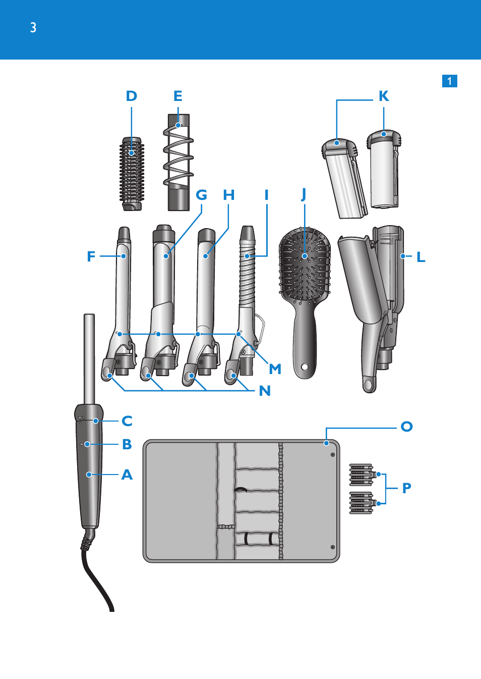 Philips Brosse multi-styles User Manual | Page 3 / 148