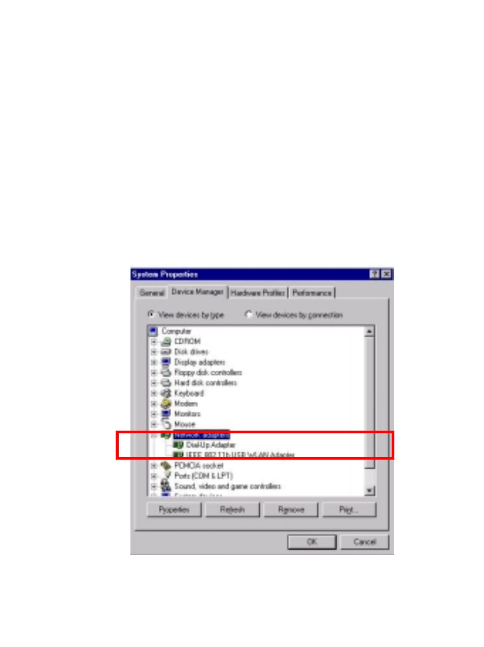 1 check the various properties of the card | Acer IEEE 802.11b Wireless USB Adapter User Manual | Page 59 / 70