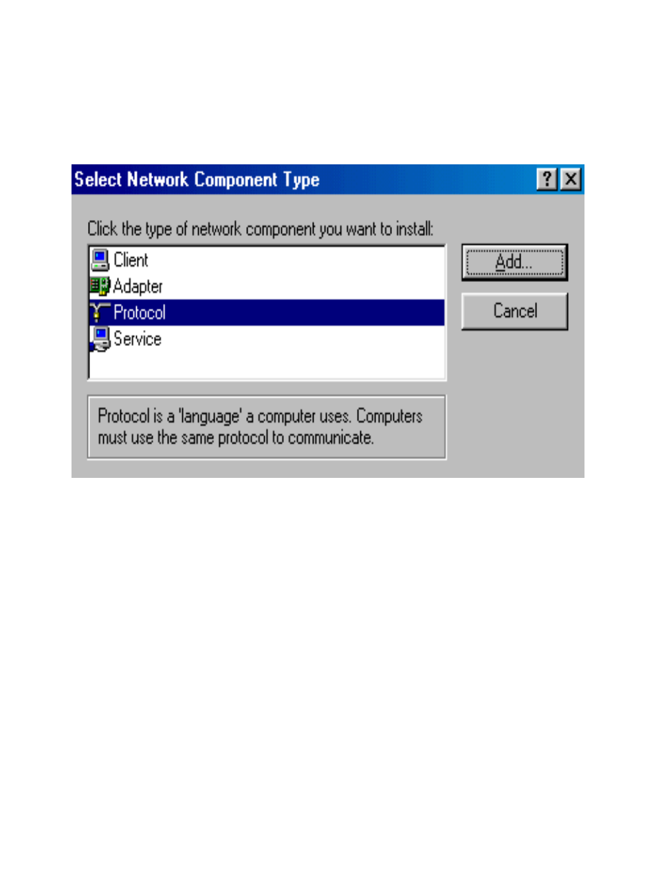 Set up the network protocols | Acer IEEE 802.11b Wireless USB Adapter User Manual | Page 62 / 70