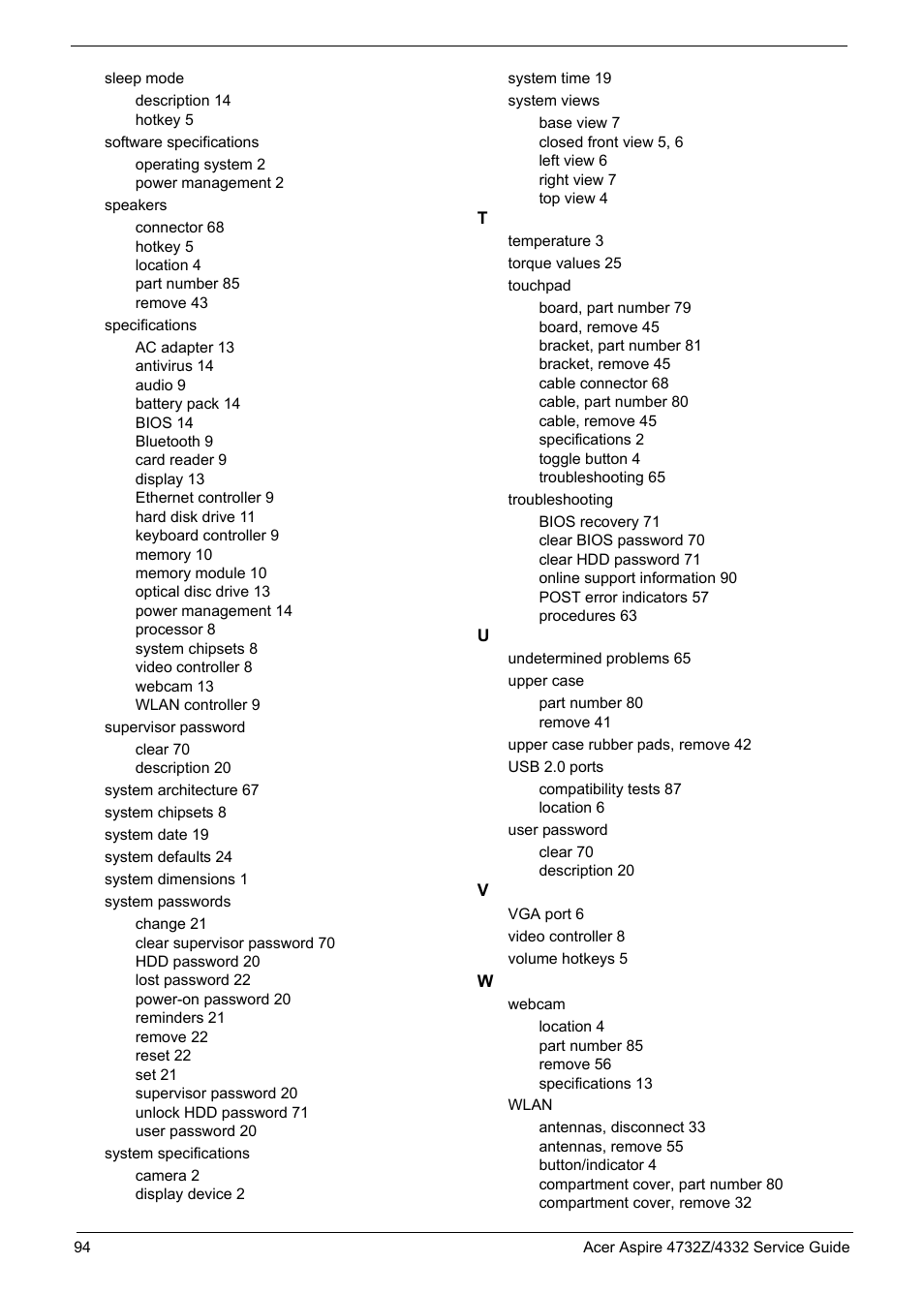 Acer 4732Z/4332 User Manual | Page 102 / 103