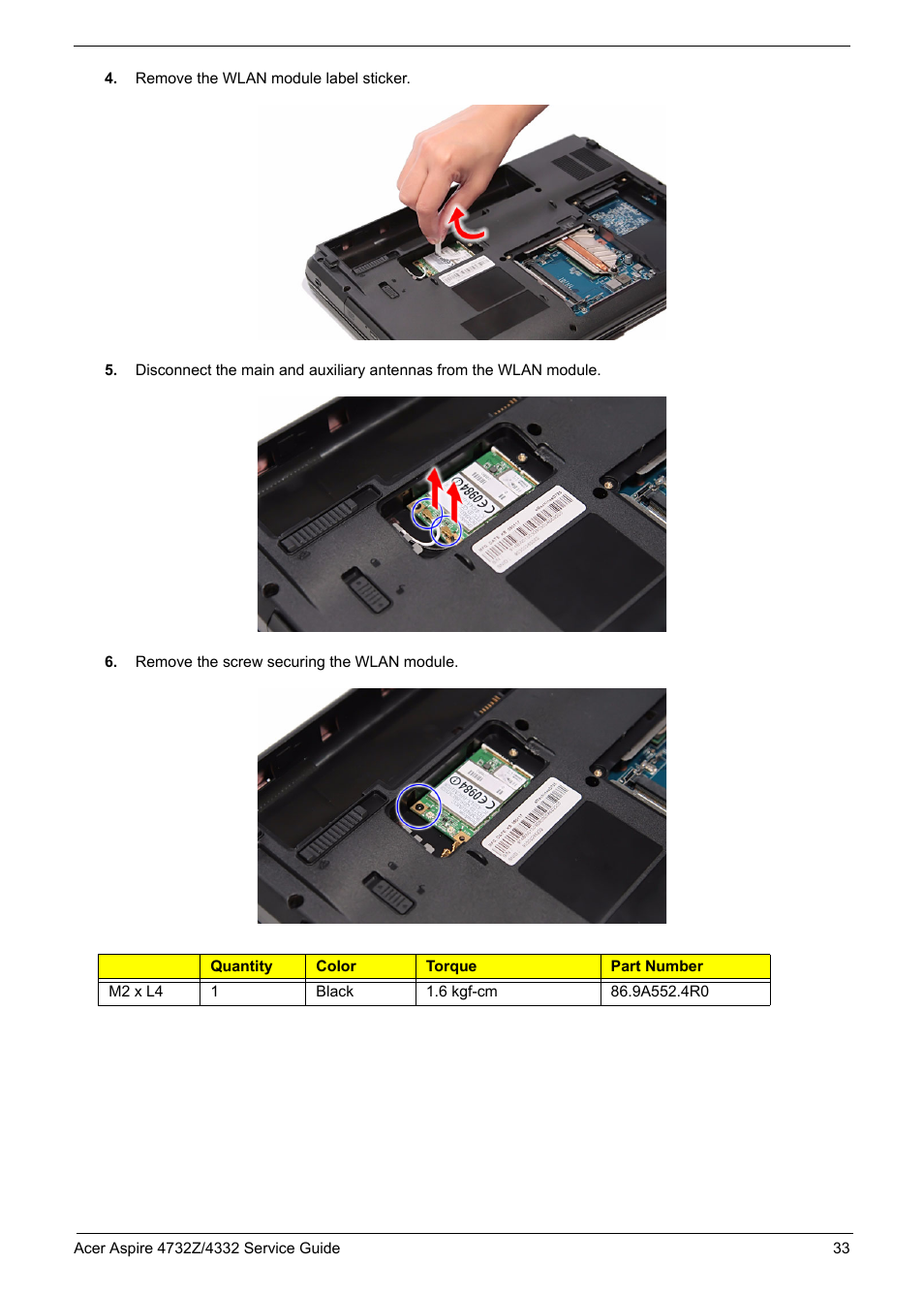 Acer 4732Z/4332 User Manual | Page 41 / 103