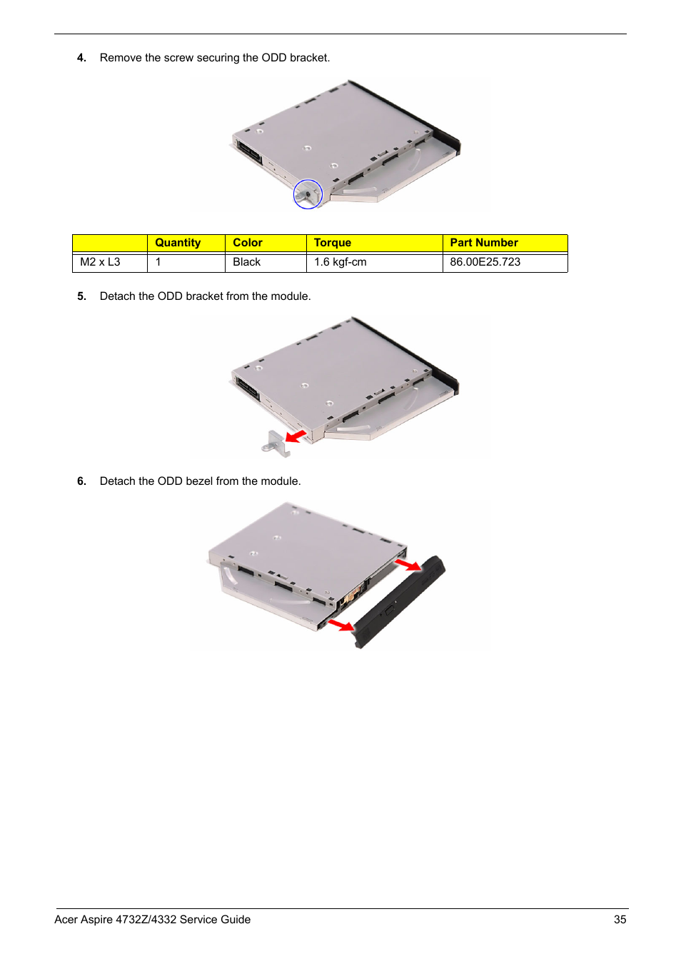 Acer 4732Z/4332 User Manual | Page 43 / 103