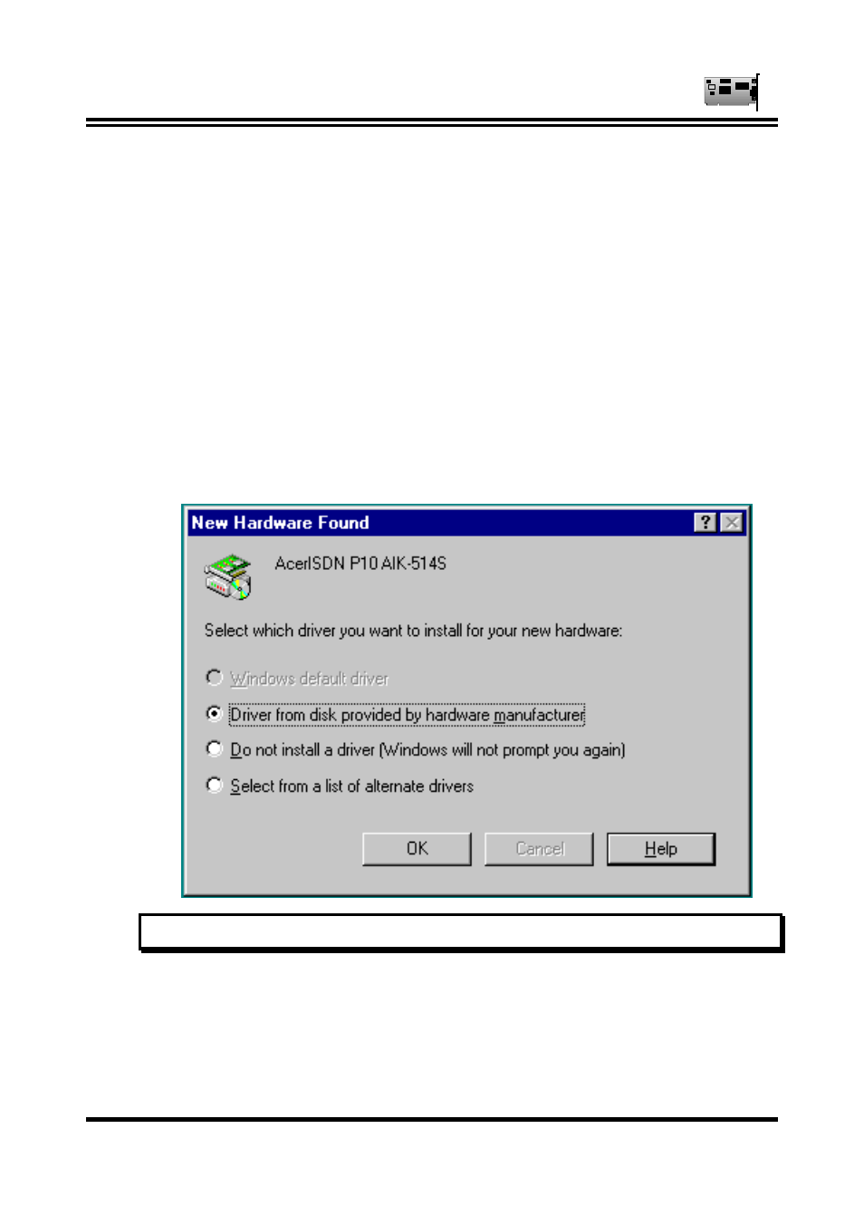 3 installing the acerisdn p10 drivers, For windows 95 and oem service release 2 (osr2) | Acer ISDN P10 User Manual | Page 12 / 37