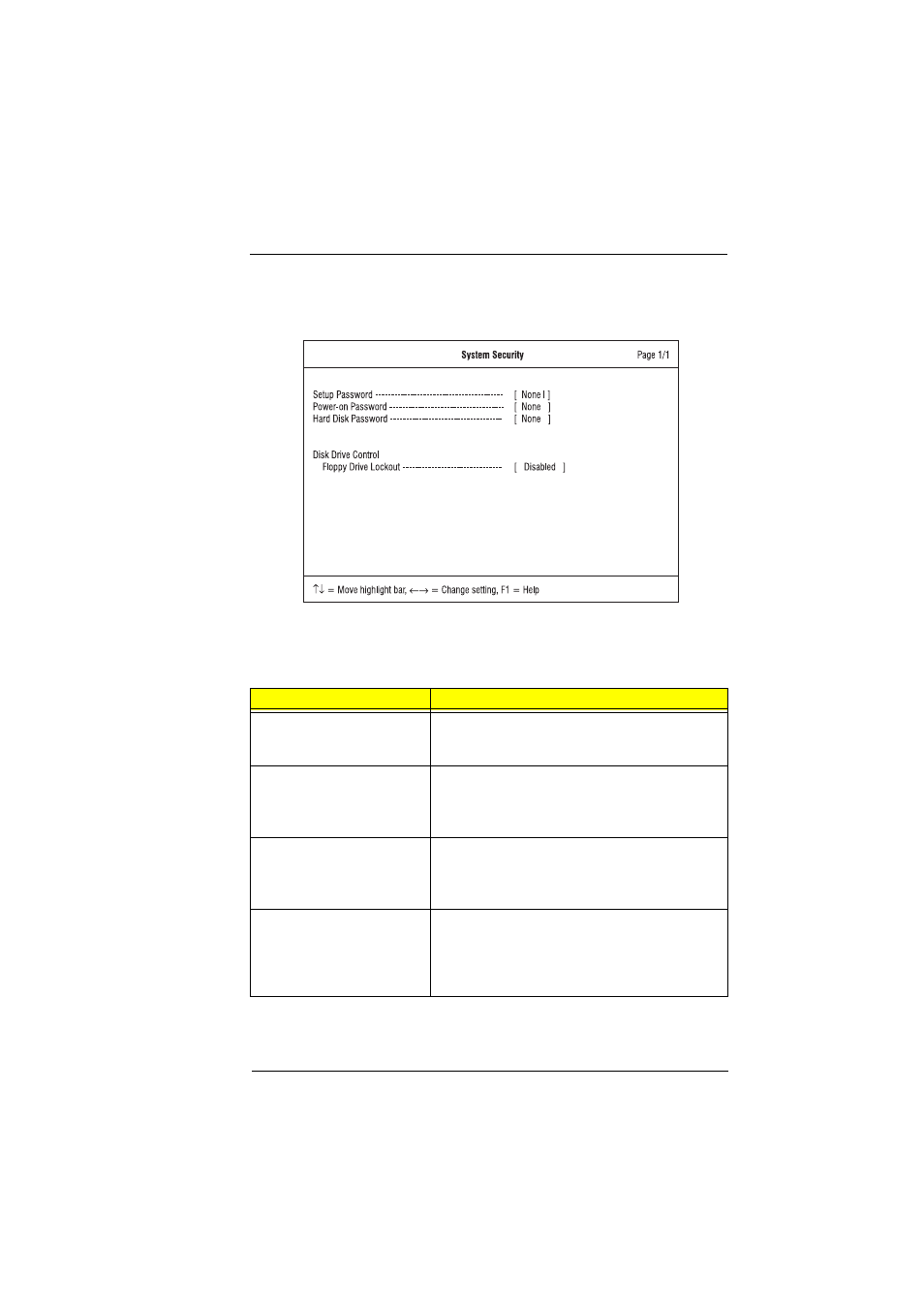 System security | Acer 510 User Manual | Page 45 / 138