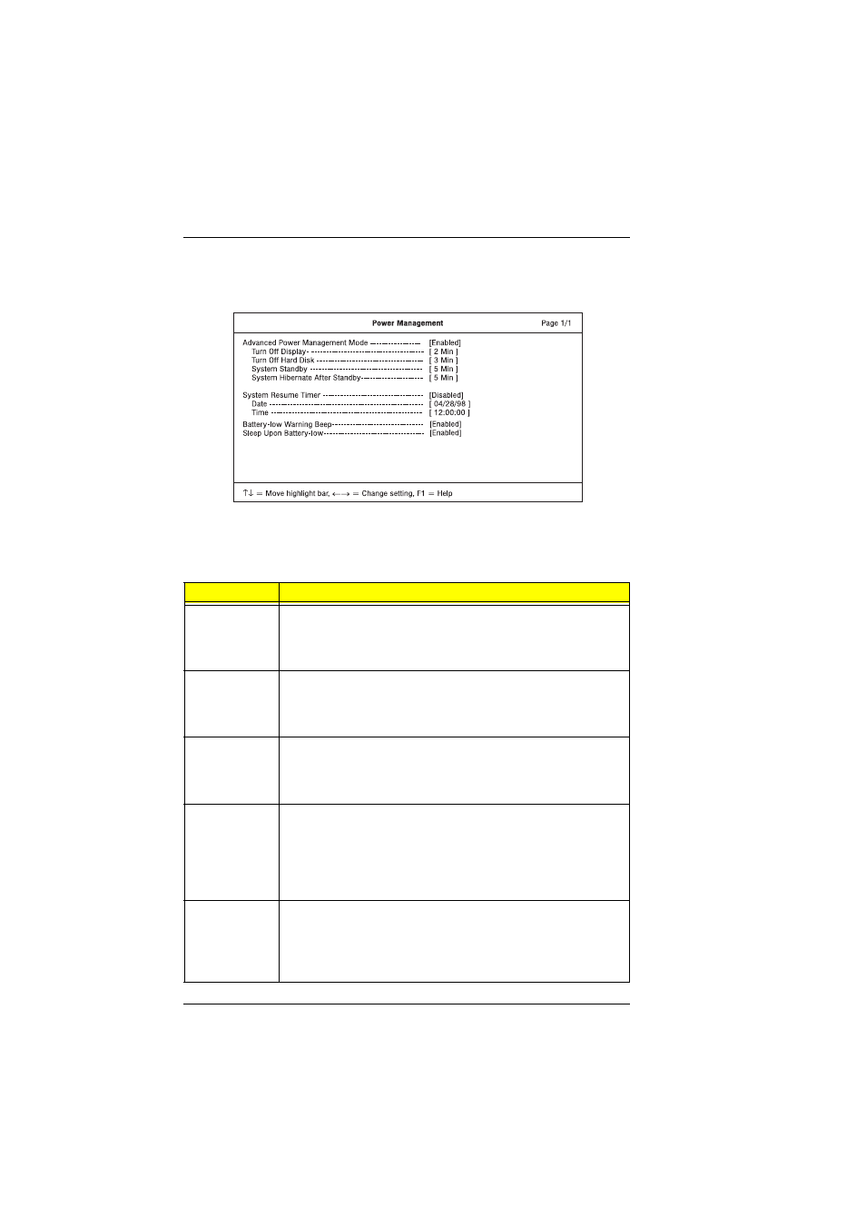Power management | Acer 510 User Manual | Page 48 / 138