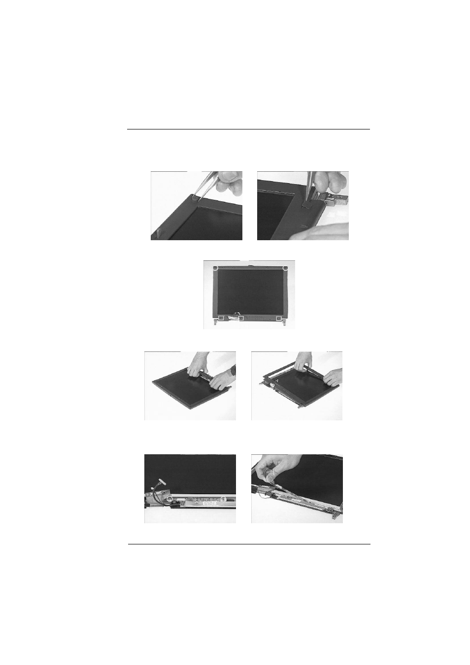 Disassembling the lcd | Acer 510 User Manual | Page 69 / 138