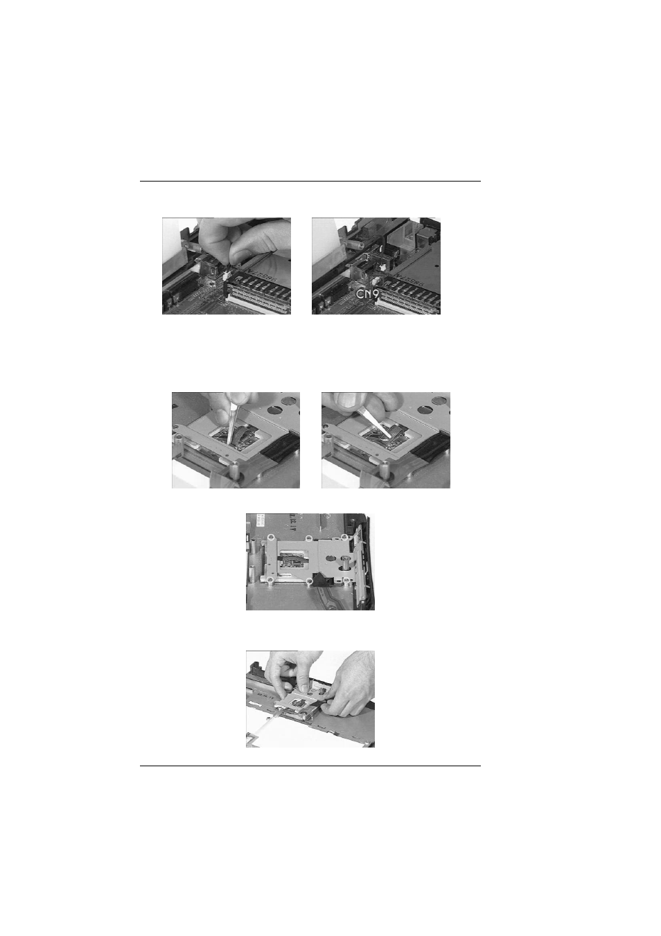 Removing the touchpad | Acer 510 User Manual | Page 74 / 138