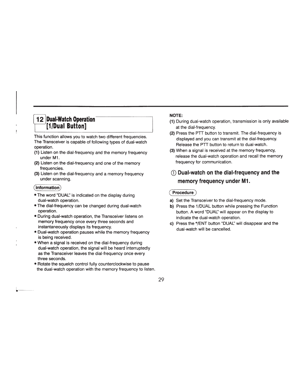 12 dual-watch operation ^[1/dual button | ADI Systems AT-201 User Manual | Page 30 / 58
