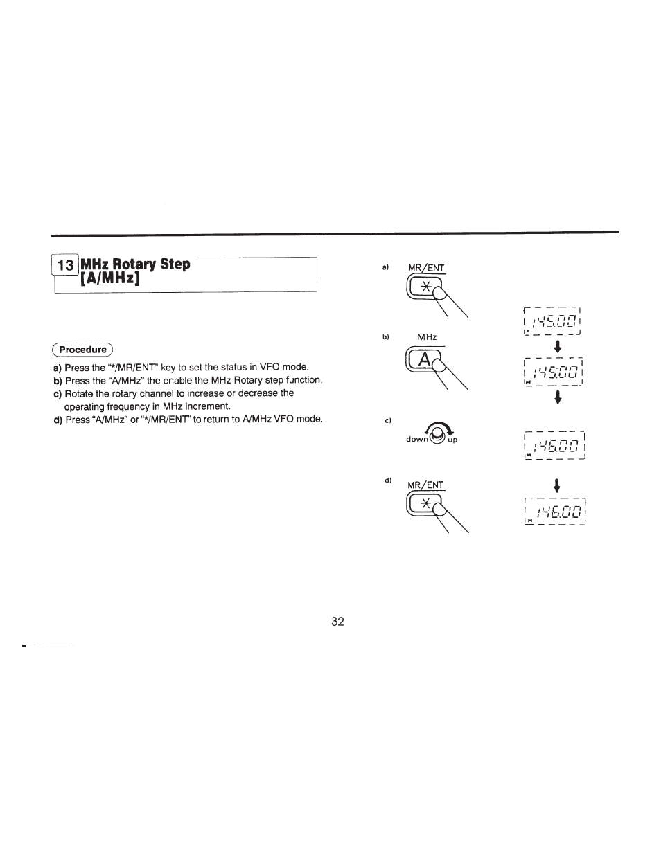 13 mhz rotary step —^[a/mhz | ADI Systems AT-201 User Manual | Page 33 / 58