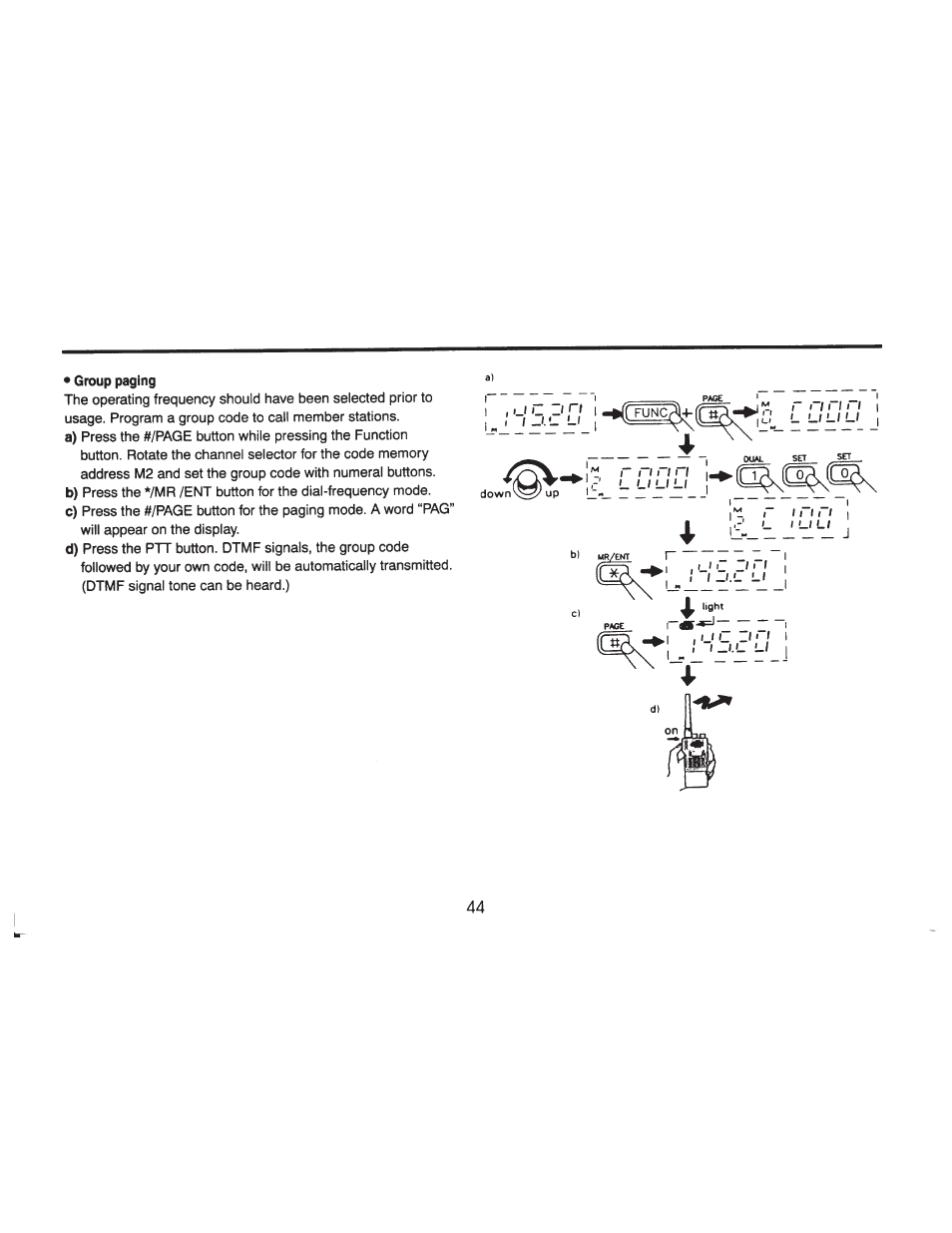 Group paging | ADI Systems AT-201 User Manual | Page 45 / 58